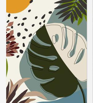 Cuadro Minimal Tropical Scenery