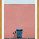 Cuadro Puerta y techo azul