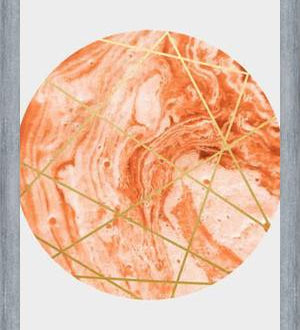 Cuadro Peach Sphere