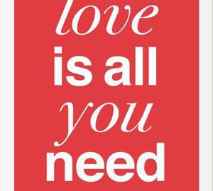 Cuadro THE BEATLES - LOVE IS ALL YOU NEED tulip