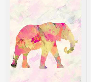 Cuadro Abstract Elephant