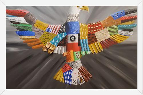 Cuadro Aguila calva americana