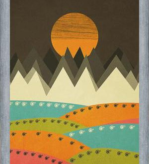 Cuadro Geometric landscape 07