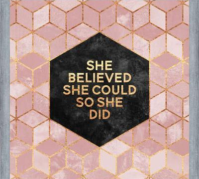 Cuadro She Believed She Could