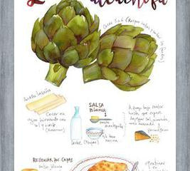 Cuadro Lasaña de Alcahofa