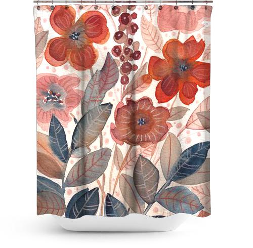 Cortina de Baño Nature Love Botanical 4