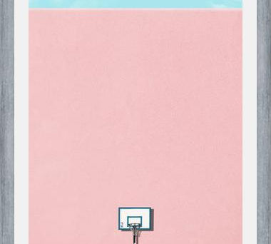 Cuadro Basquet rosado