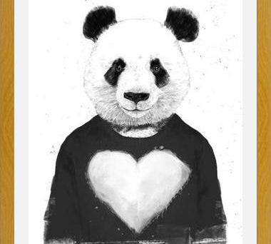 Cuadro Lovely Panda
