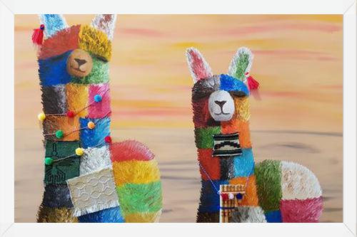 Cuadro Alpacas