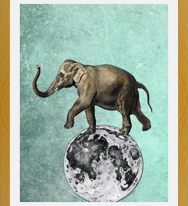 Cuadro Moon Circle