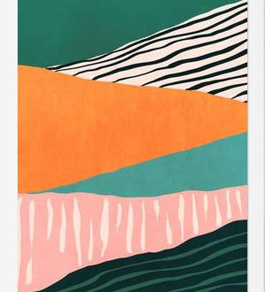 Cuadro Modern irregular Stripes 02
