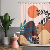 Cortina de Baño A tropical landscape 3