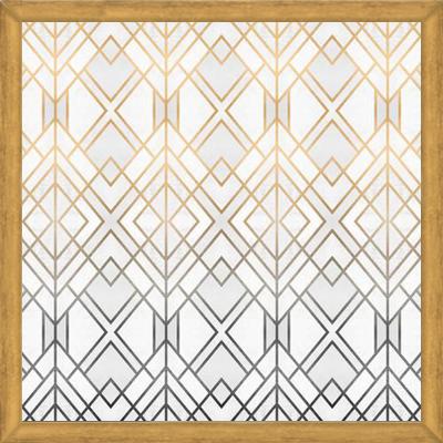 Cuadro Gold And Grey Geo