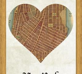Cuadro New York City Map Print