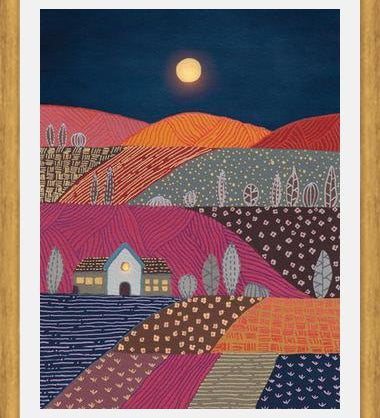 Cuadro Midnight landscape II