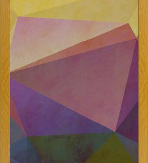 Cuadro Interconnected Triangles V
