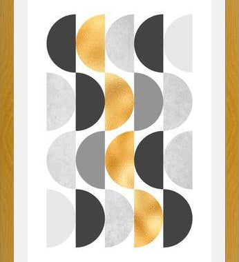 Cuadro Gold Circles