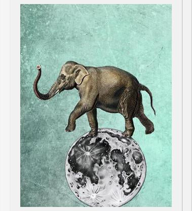 Cuadro Moon Circle