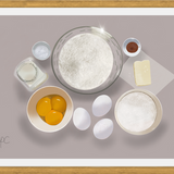 Cuadro Ingredientes de cocina