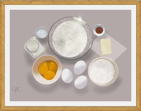 Cuadro Ingredientes de cocina