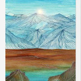 Cuadro Lines in the mountains XI