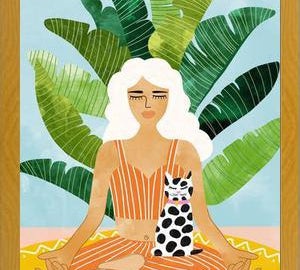 Cuadro Meditation With Thy Cat