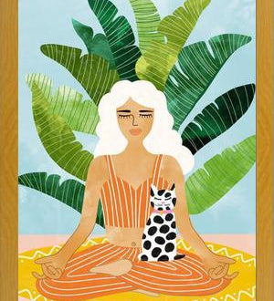 Cuadro Meditation With Thy Cat