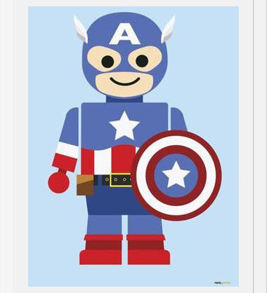 Cuadro Capitán América Toy