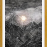 Cuadro Lines in the mountains VIII