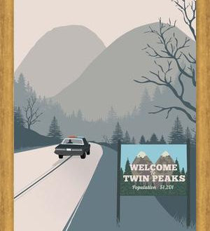 Cuadro Welcome to Twin Peaks