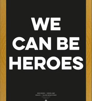 Cuadro Good Music David Bowie We can be heroes