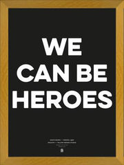 Cuadro Good Music David Bowie We can be heroes