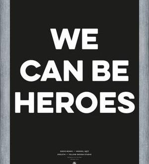 Cuadro Good Music David Bowie We can be heroes