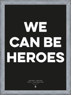 Cuadro Good Music David Bowie We can be heroes