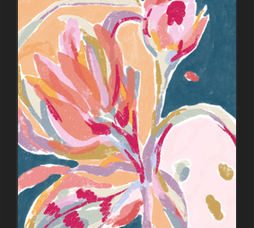 Cuadro Abstract floral