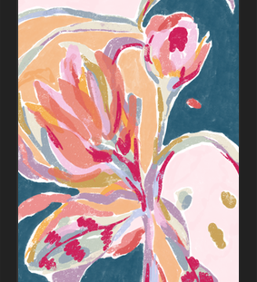 Cuadro Abstract floral