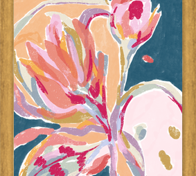 Cuadro Abstract floral