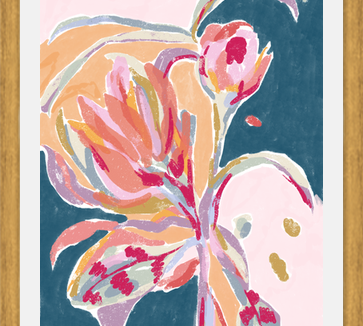 Cuadro Abstract floral