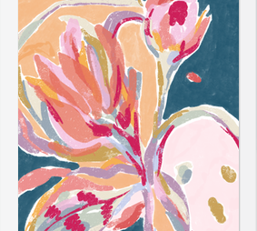 Cuadro Abstract floral