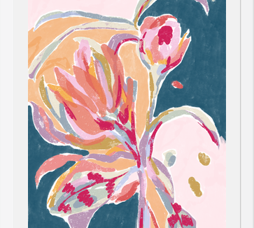 Cuadro Abstract floral