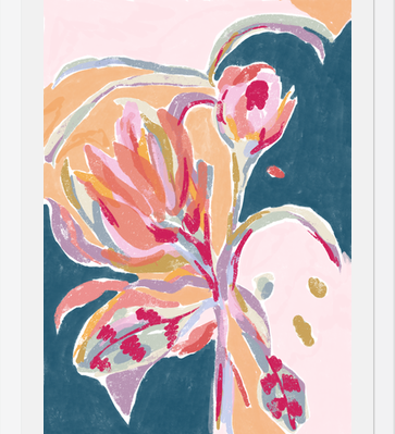 Cuadro Abstract floral