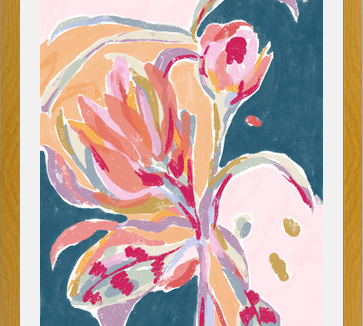 Cuadro Abstract floral