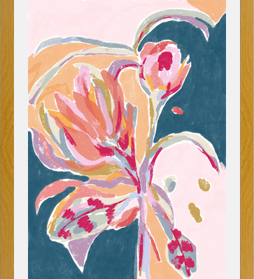 Cuadro Abstract floral