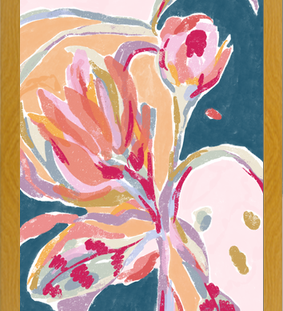 Cuadro Abstract floral