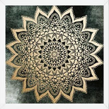 Enmarcado EMERALD BOHO NIGHTS MANDALA