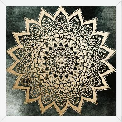 Enmarcado EMERALD BOHO NIGHTS MANDALA