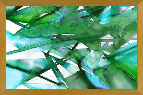 Cuadro GUIDING LIGHTS 4, GREEN AQUA