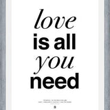 Cuadro The Beatles - Love is all you Need White