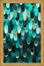 Cuadro Feathered - Turquoise