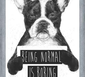 Cuadro Being normal is Boring
